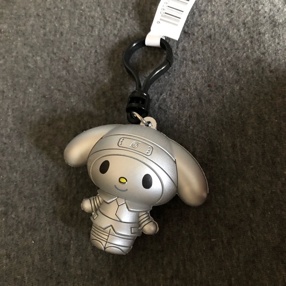 Exclusive B 3D Figural Bag Clip Silver My Melody Sakura - Picture 13 of 14